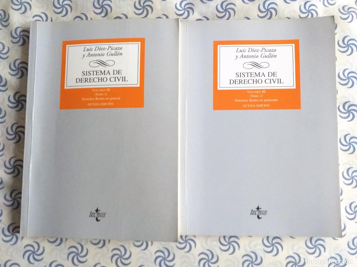Libri di seconda mano: Sistema de Derecho Civil Derecho de Cosas Luis Diez-Picazo y Antonio Gull&oacute;n (Volumen III)