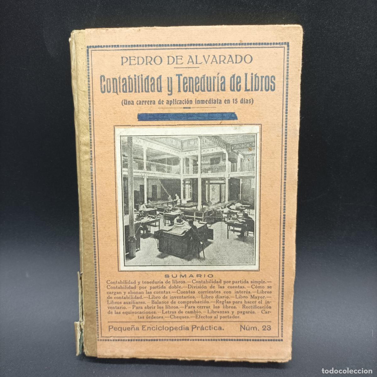 Libri di seconda mano: CONTABILIDAD Y TENEDURIA DE SEGUROS-PEDRO DE ALVARADO