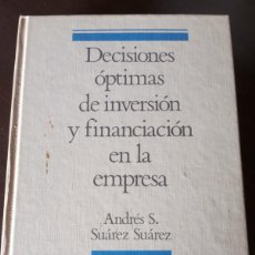 Libros de segunda mano: DECISIONES ÓPTIMAS DE INVERSIÓN Y FINANCIACIÓN EN LA EMPRESA, ES PIRÁMIDE,