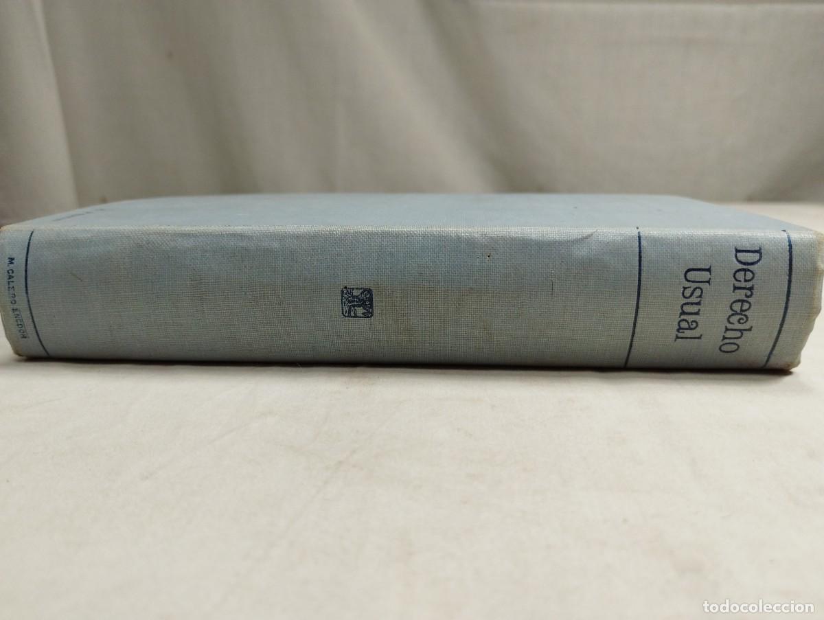 Libros de segunda mano: Derecho usual. Adolfo Posada, - Foto 3
