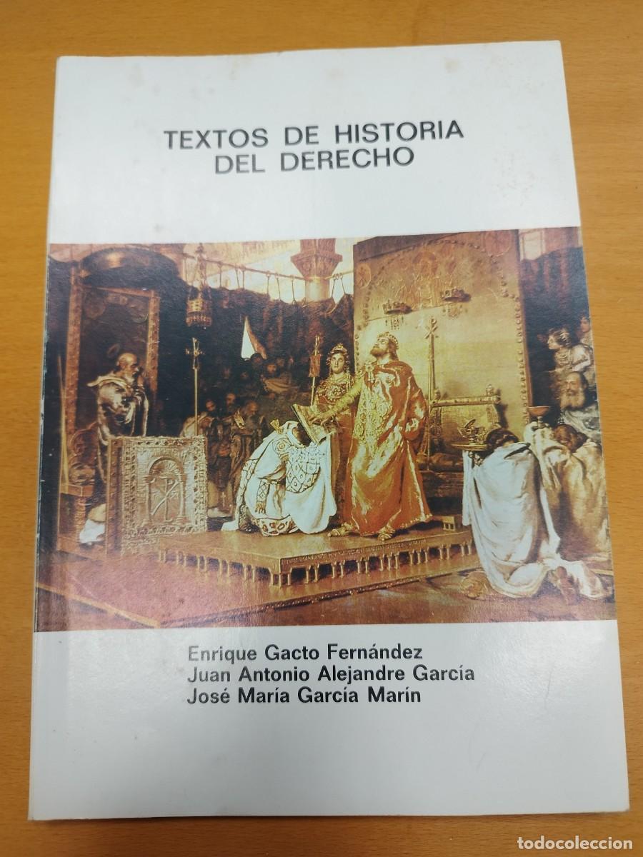 Libros de segunda mano: Textos de Historia del Derecho - Foto 1