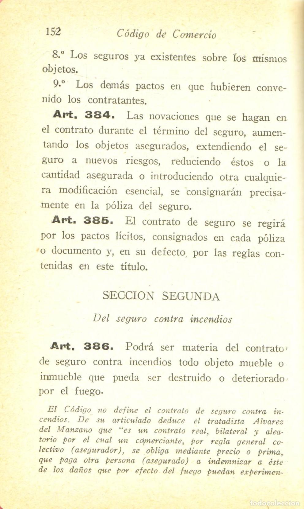 Libros de segunda mano: Codigo de comercio - Foto 2