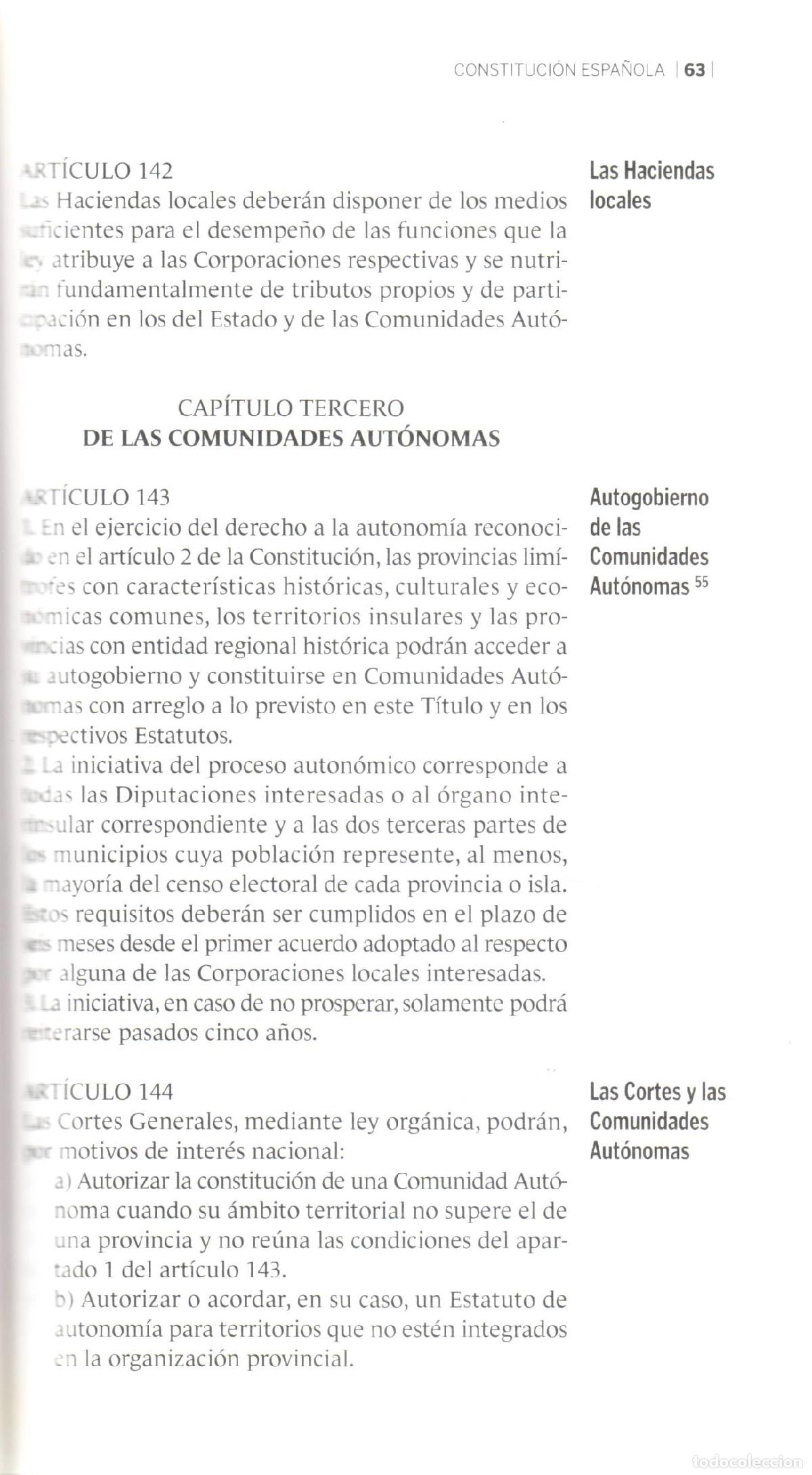 Libros de segunda mano: Constitucion espanola - Foto 2