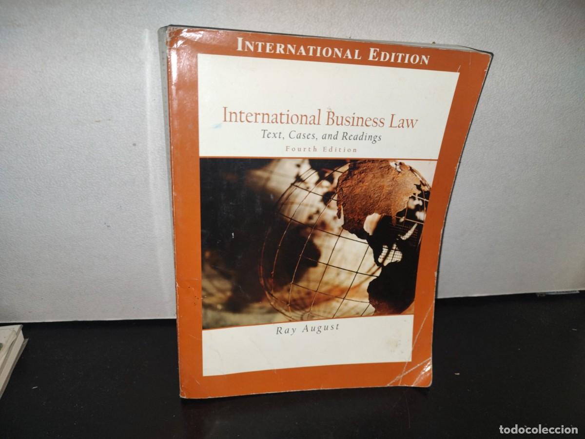 Libri di seconda mano: 98- INTERNATIONAL BUSINESS LAW - RAY AUGUST