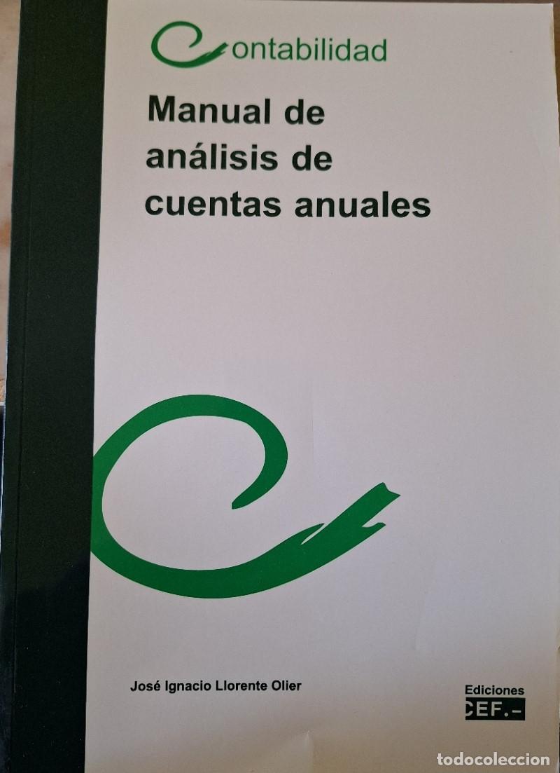 Gebrauchte B&uuml;cher: MANUAL DE ANALISIS DE CUENTAS ANUALES. - LLORENTE OLIER, Jose Ignacio.