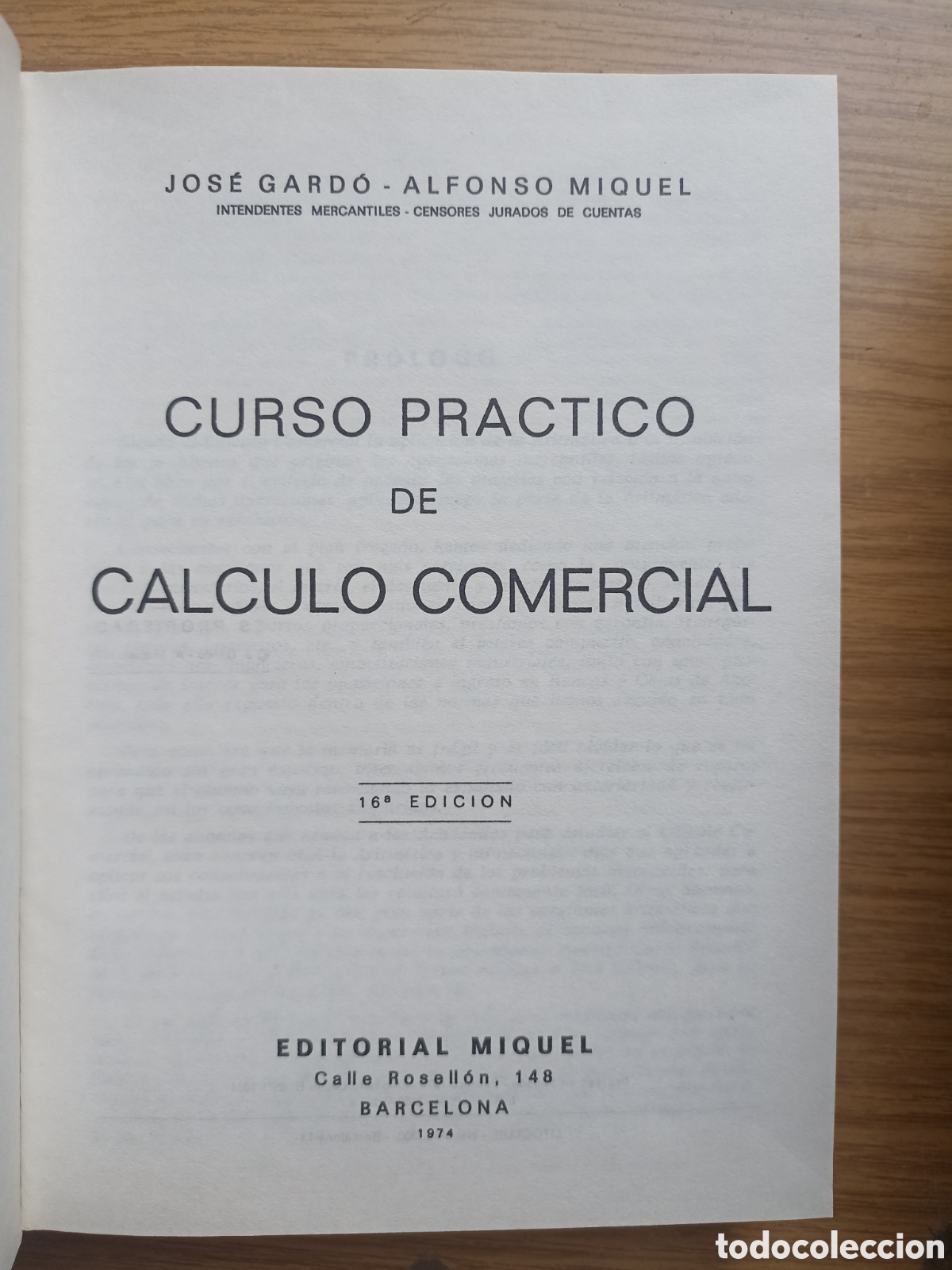 Libros de segunda mano: Curso pr&aacute;ctico de c&aacute;lculo comercial - Foto 3