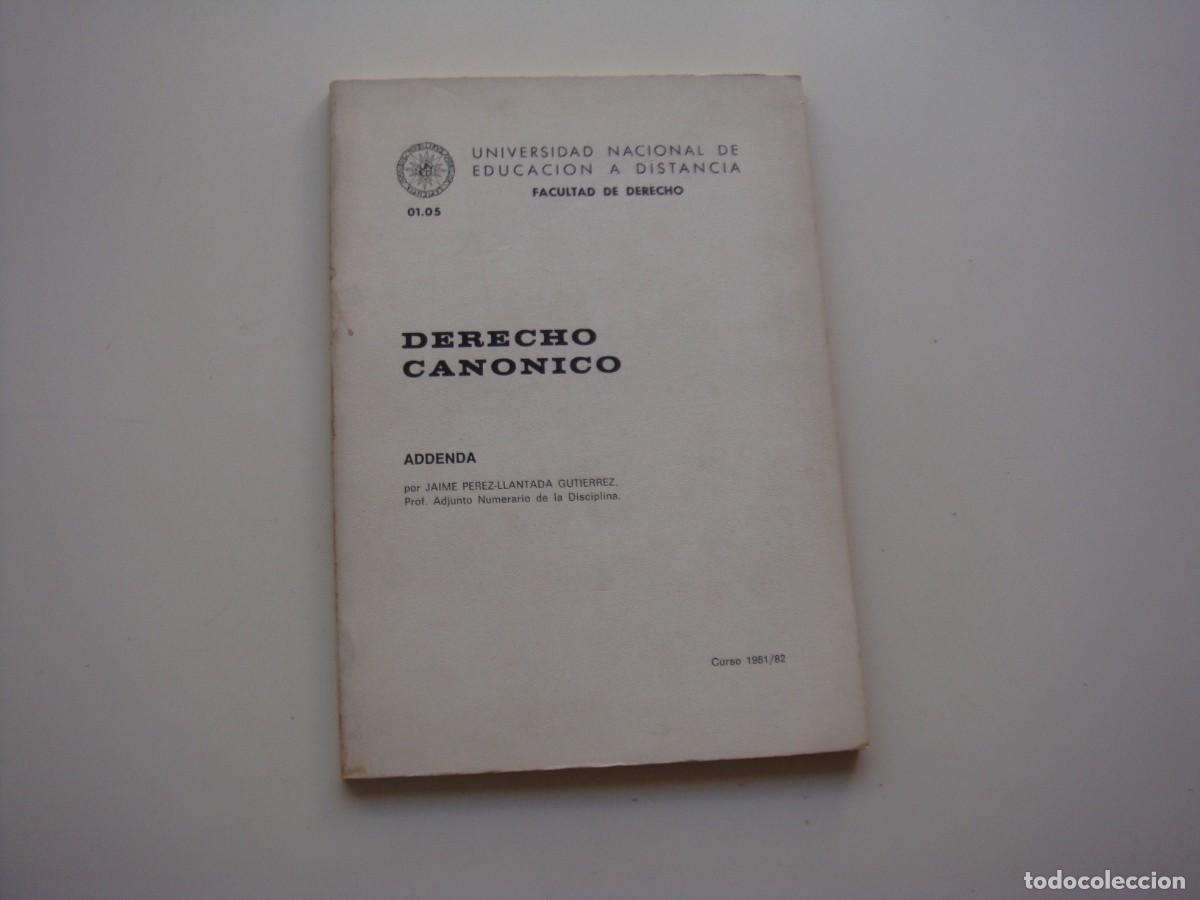 Libros de segunda mano: DERECHO CANONICO - Foto 1