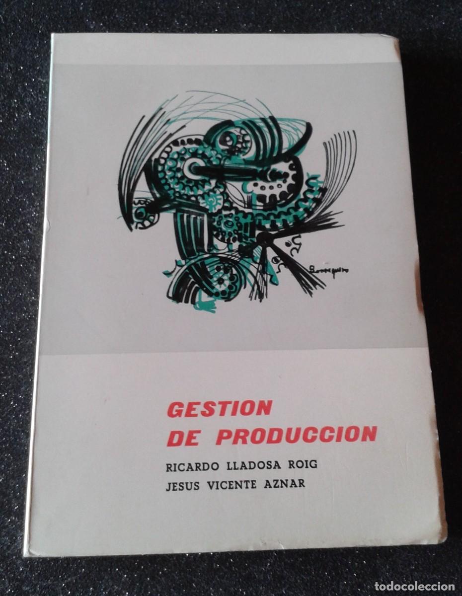 Libros de segunda mano: GESTI&Oacute;N DE PRODUCCI&Oacute;N LLADOSA/AZNAR 1972 OBRA SINDICAL