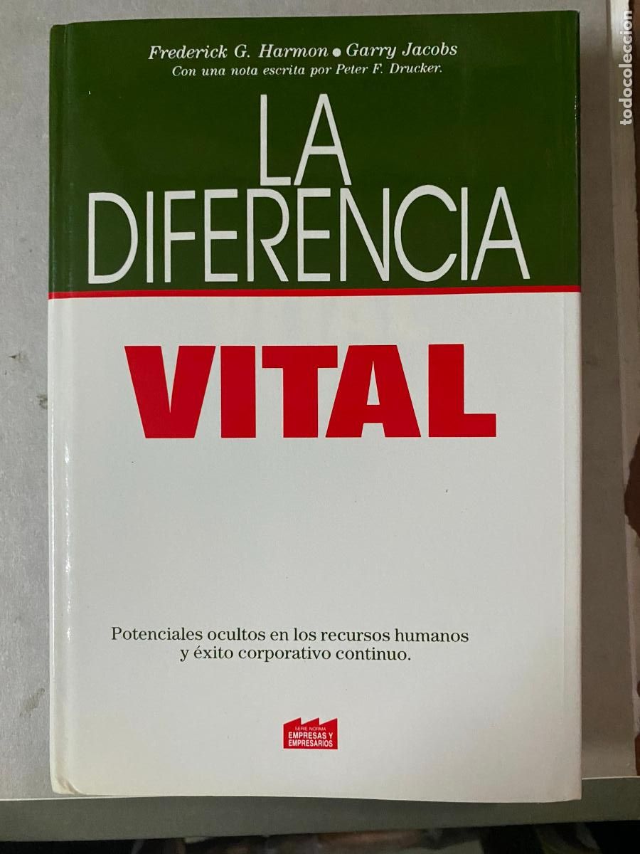 Livres d'occasion: La Diferencia Vital Frederick G. Harmon | Garry Jacobs