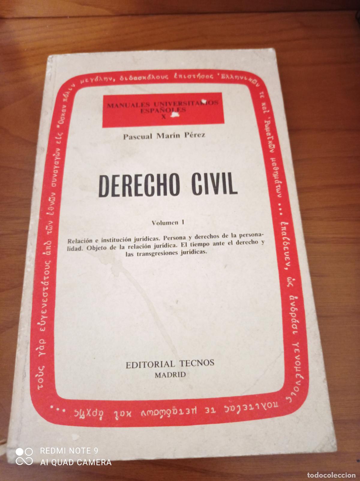 Libros de segunda mano: Derecho civil - Foto 1