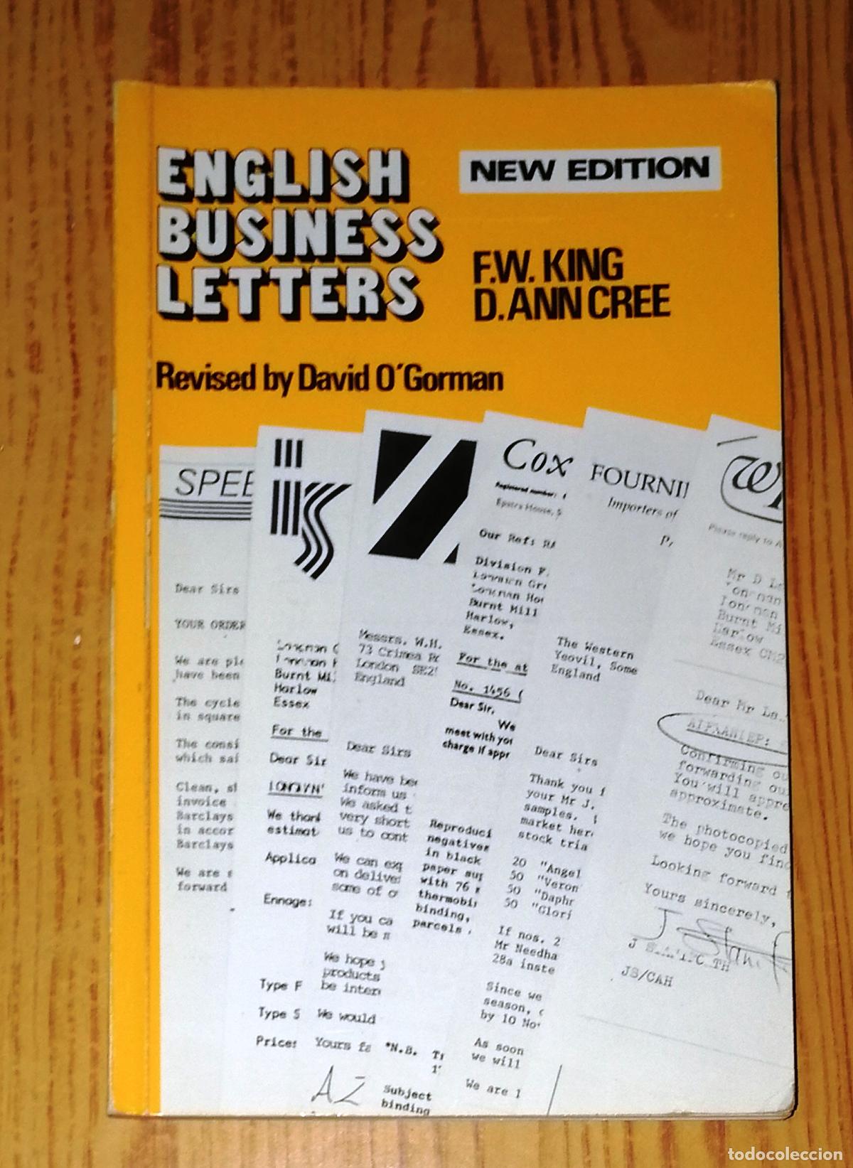 Gebrauchte B&uuml;cher: ENGLISH BUSINESS LETTERS : Commercial Correspondence for Foreign Students / F.W. King, D. Ann Cree ;
