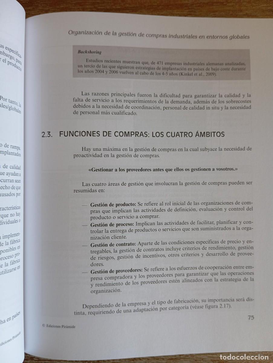 Libros de segunda mano: GESTION DE COMPRAS EN LA EMPRESA - ANDER ERRASTI - Foto 2