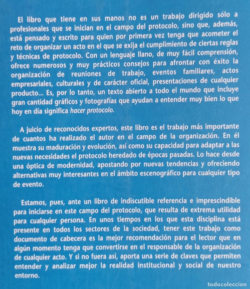 Libros de segunda mano: PROTOCOLO PARA EVENTOS - CARLOS FUENTES - Foto 2