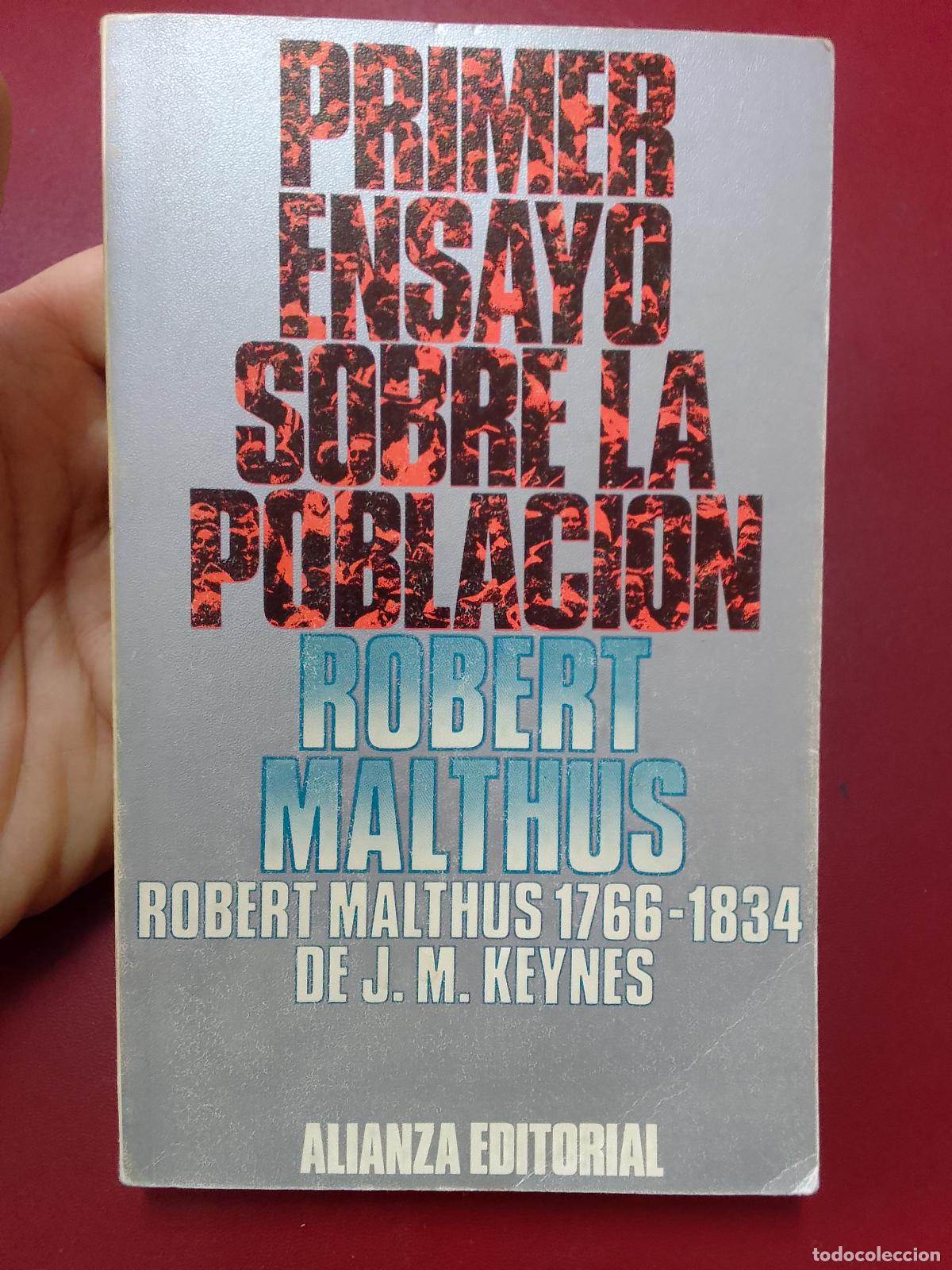 Libros de segunda mano: Robert Malthus: Primer ensayo sobre la poblaci&oacute;n