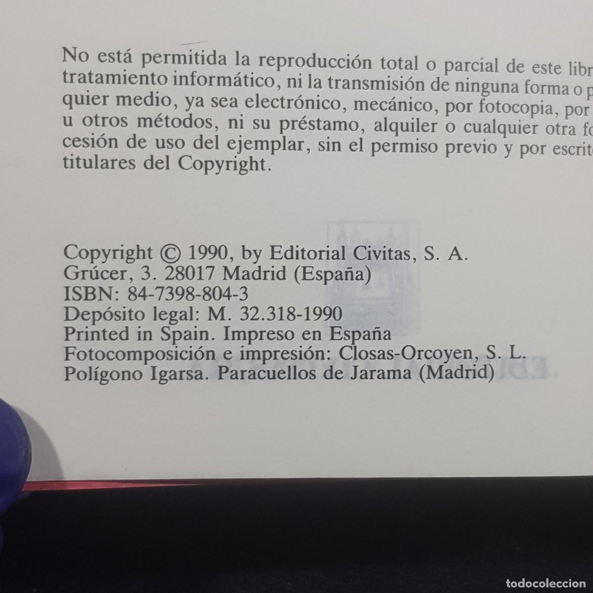 Libros de segunda mano: CODIGO DE COMERCIO Y LEYES COMPLEMENTARIAS - CIVITAS - BIBLIOTECA DE LEGISLACION - 1990 / 1196 - Foto 4