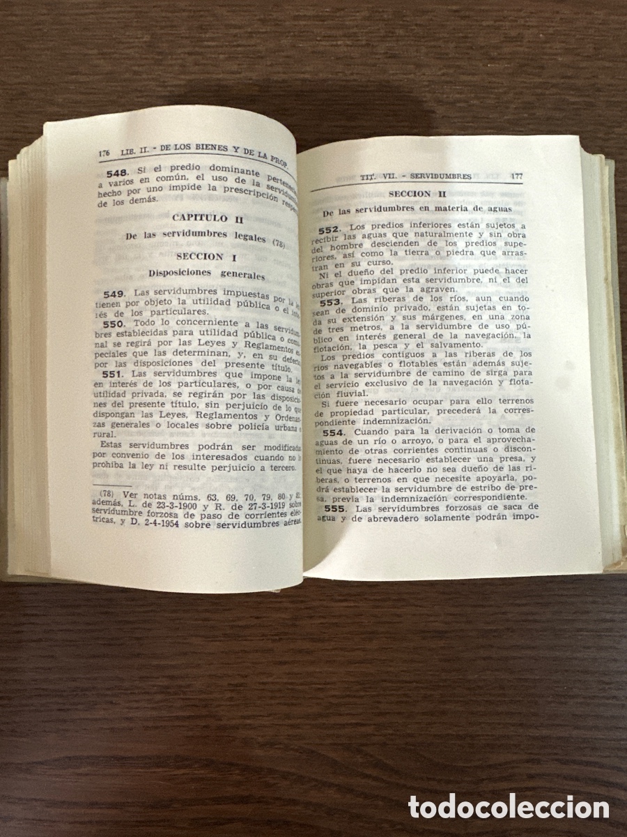 Libros de segunda mano: C&Oacute;DIGO CIVIL de 1957 - Foto 2