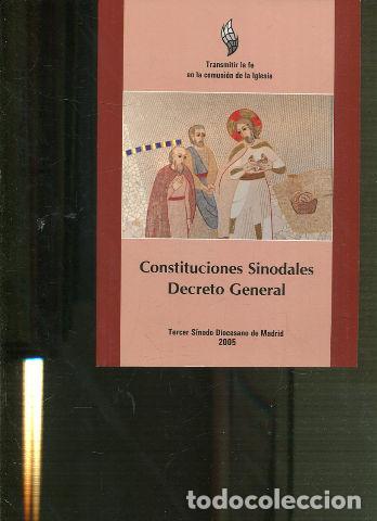Libros de segunda mano: CONSTITUCIONES SINODALES. DERECHO GENERAL. - VV.AA. - Foto 1