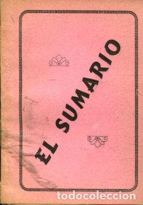 Libros de segunda mano: EL SUMARIO. - S.E.B. - Foto 1