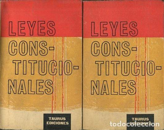 Libros de segunda mano: LEYES CONSTITUCIONALES - VV.AA. - Foto 1