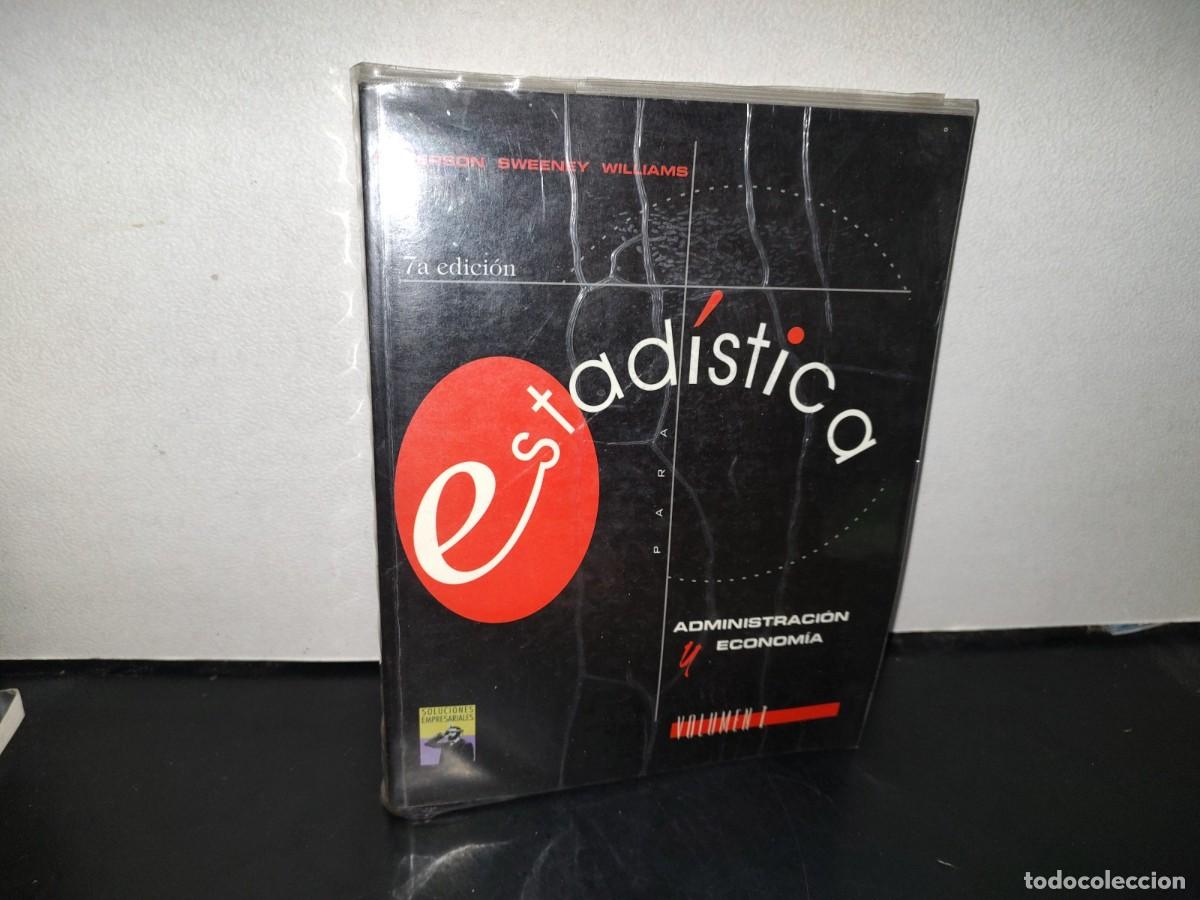 Second hand books: 103- ESTAD&Iacute;STICA PARA ADMINISTRACI&Oacute;N Y ECONOM&Iacute;A VOL. 1 - DAVID R. ANDERSON
