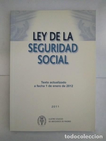 Libros de segunda mano: Ley de la Seguridad Social - Foto 1