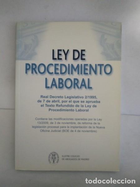Libros de segunda mano: Ley de Procedimiento Laboral - Foto 1