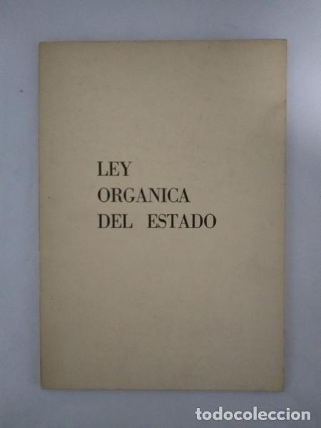 Libri di seconda mano: Ley Organica del Estado
