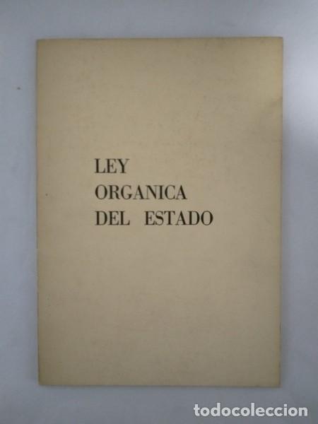 Libri di seconda mano: Ley Organica del Estado