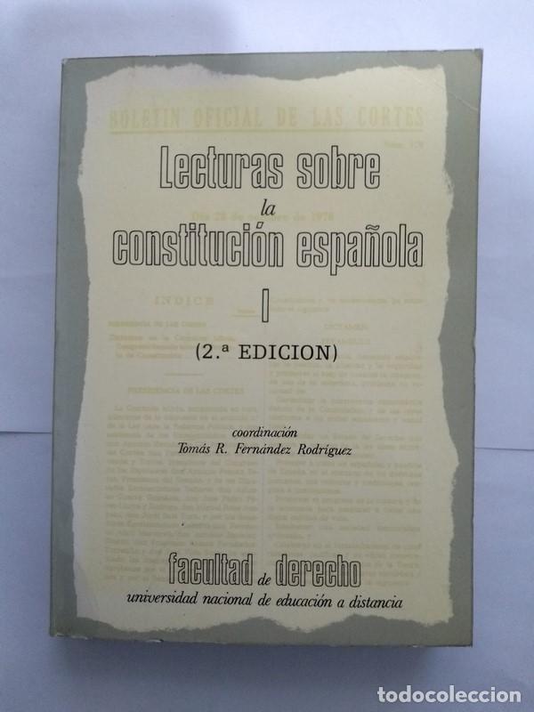 Libros de segunda mano: Lecturas sobre la constituci&oacute;n Espa&ntilde;a, I - Foto 1