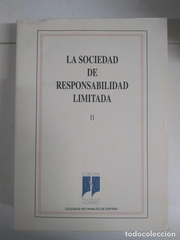 Libros de segunda mano: La Sociedad de Responsabilidad Limitada. 2 tomos - Foto 1