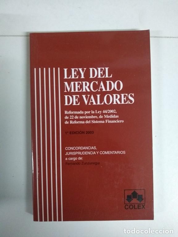 Libros de segunda mano: Ley del Mercado de Valores - Foto 1
