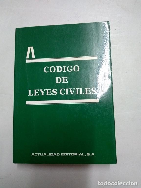 Libros de segunda mano: C&oacute;digo de leyes civiles - Foto 1
