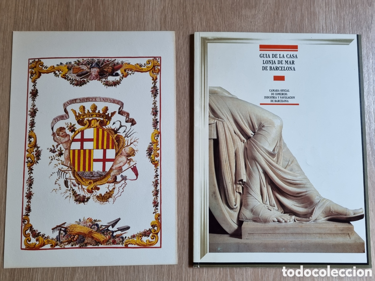 Libros de segunda mano: &rdquo;La lonja de Mar de Barcelona&rdquo; C&aacute;mara de Comercio, Industria y navegaci&oacute;n. Escudo y pergamino. &Uacute;nico