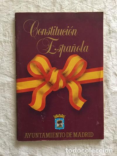 Libros de segunda mano: Constituci&oacute;n espa&ntilde;ola - Foto 1