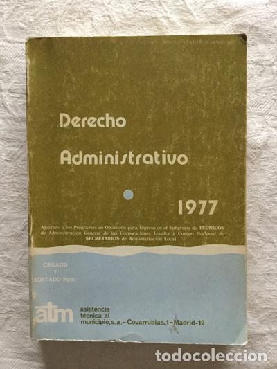 Libros de segunda mano: Derecho administrativo - VV.AA. - Foto 1