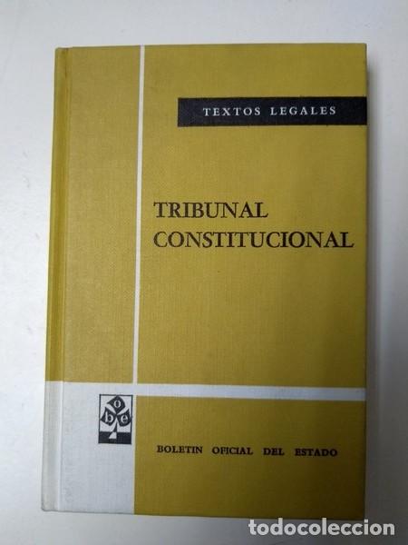 Libros de segunda mano: Tribunal constitucional - Foto 1