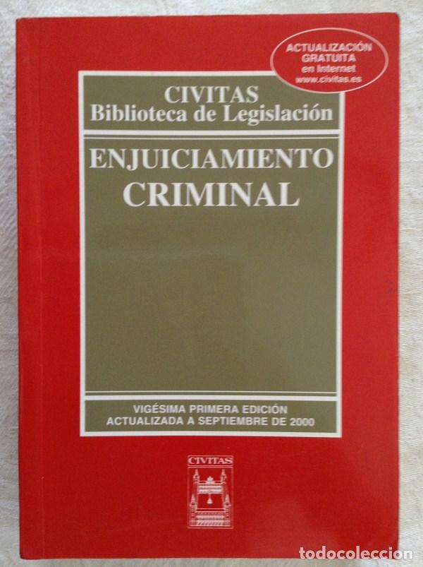 Libros de segunda mano: Enjuiciamiento criminal. 2000 - Foto 1