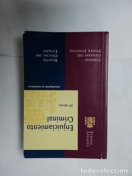 Libros de segunda mano: Enjuiciamiento criminal - Foto 1