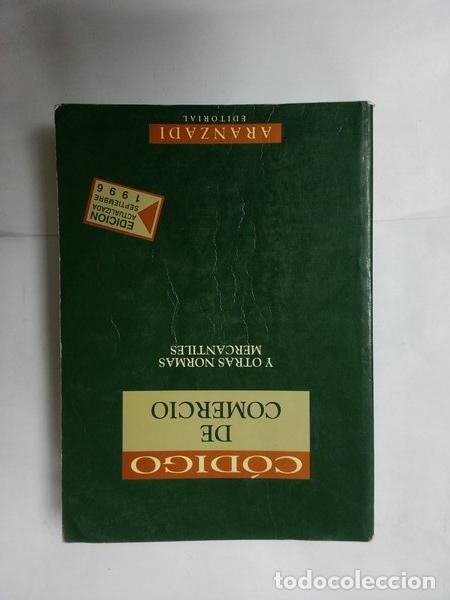 Libros de segunda mano: Codigo de comercio y otras normas mercantiles. 1996 - Foto 1