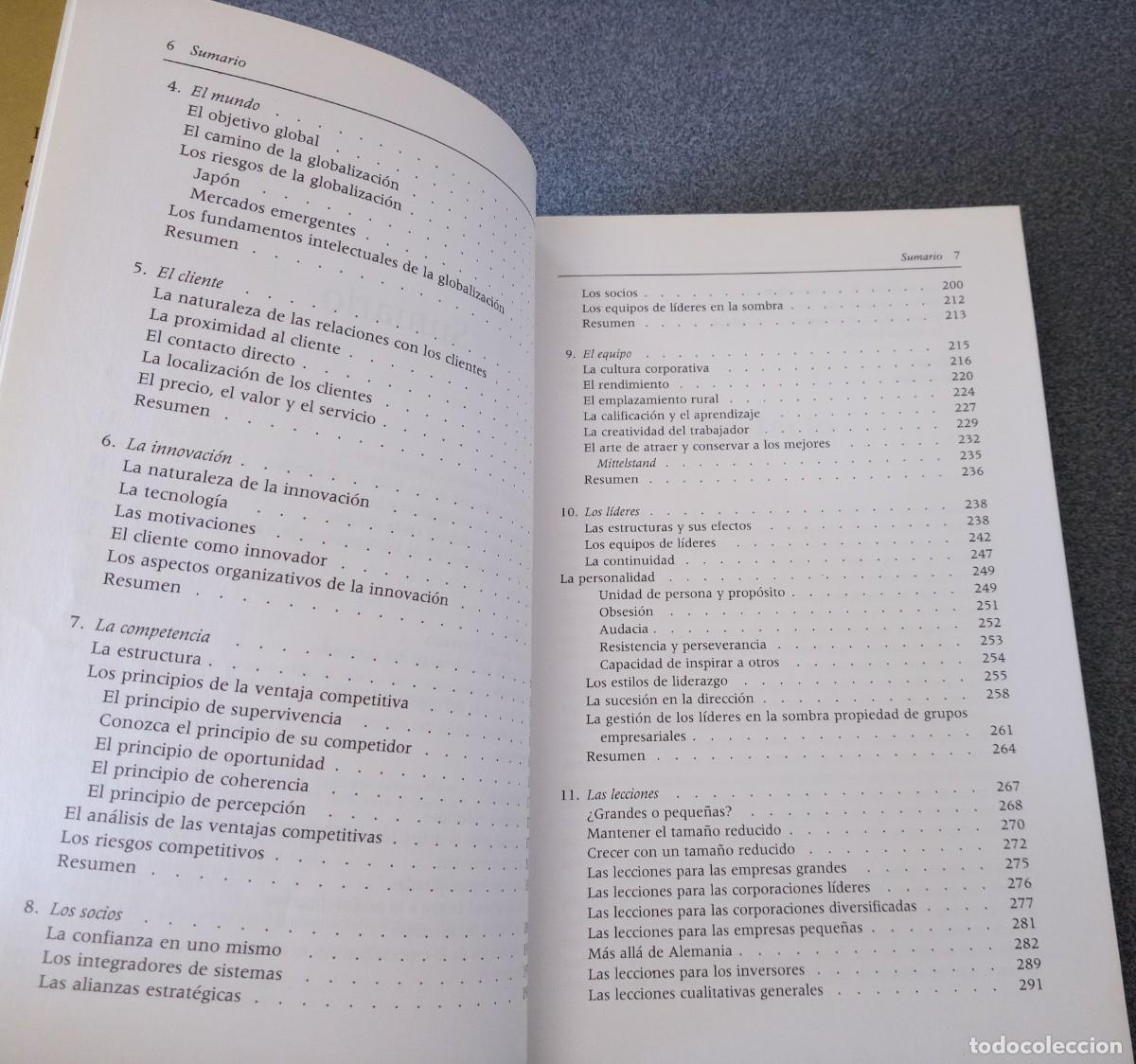Libros de segunda mano: L&iacute;deres En La Sombra Hermann Simon - Foto 6