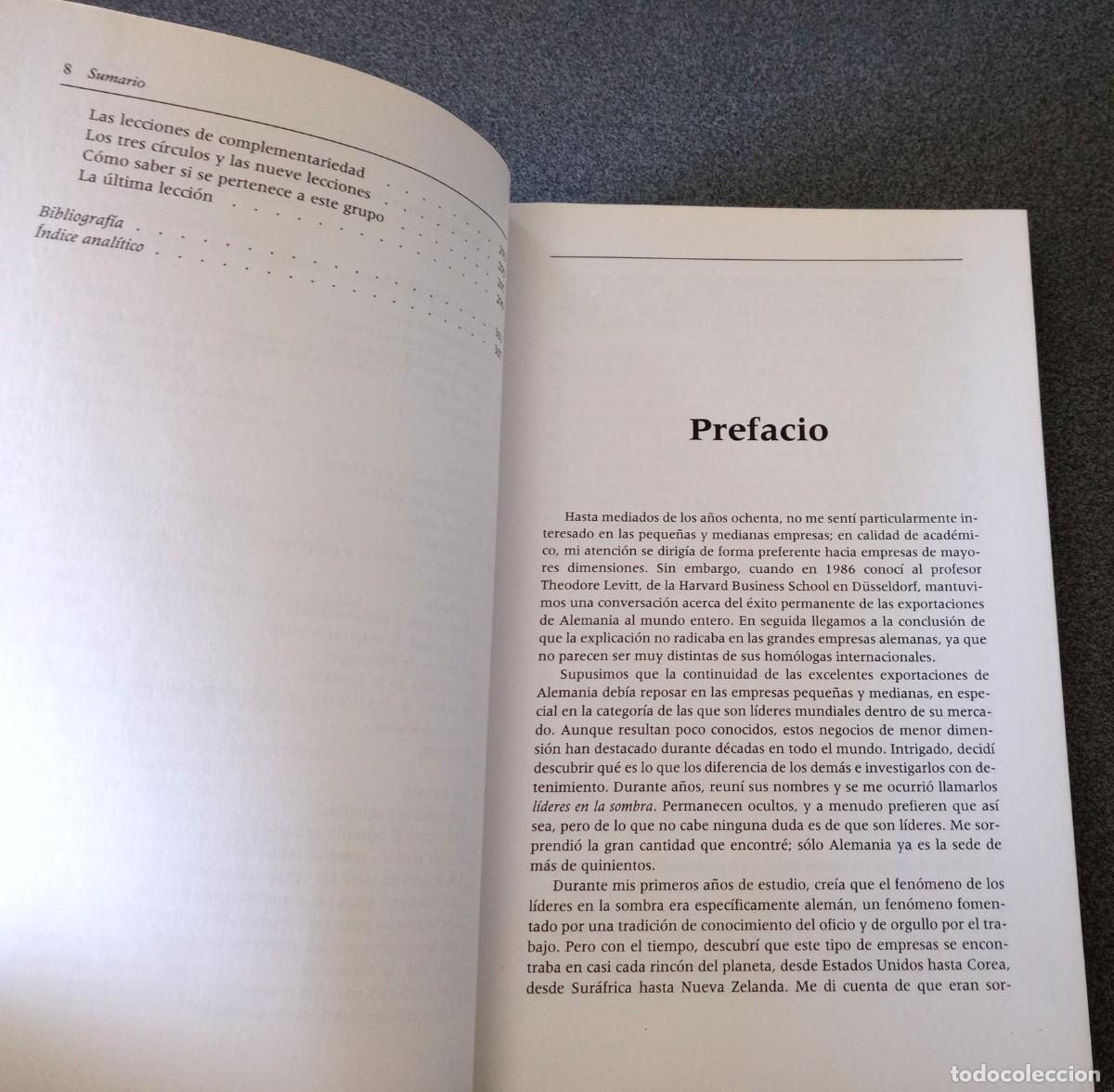 Libros de segunda mano: L&iacute;deres En La Sombra Hermann Simon - Foto 7