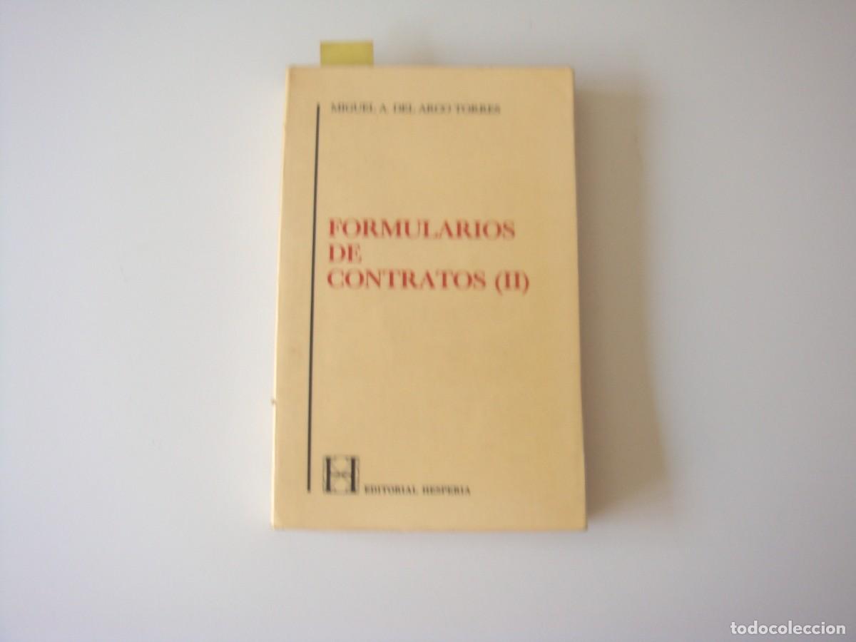 Libros de segunda mano: FORMULARIOS DE CONTRATOS II - Foto 1