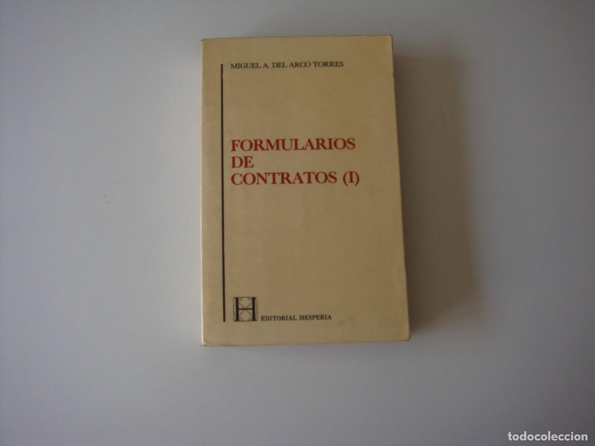 Libros de segunda mano: FORMULARIOS DE CONTRATOS I - Foto 1