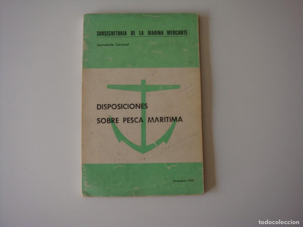 Libros de segunda mano: DISPOSICIONES SOBRE PESCA MARITIMA - Foto 1