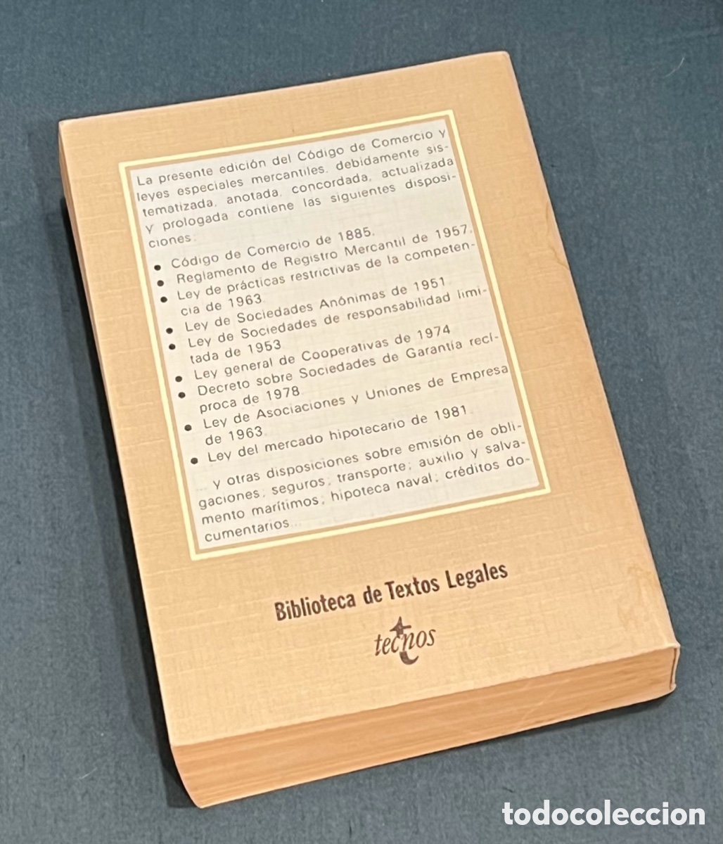 Libros de segunda mano: Libro. C&oacute;digo de Comercio y Legislaci&oacute;n Mercantil. 1983. - Foto 2