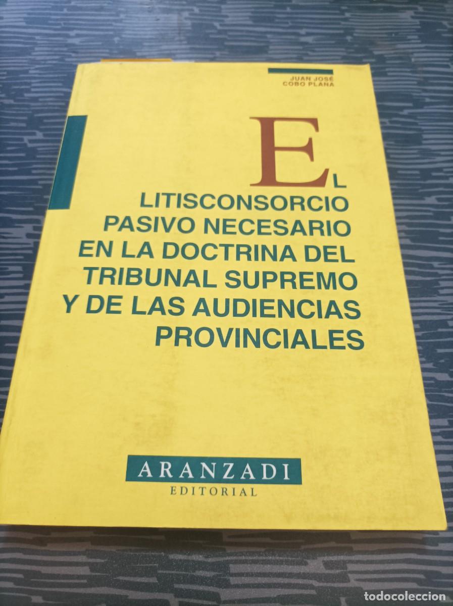 Libri di seconda mano: EL LITISCONSORCIO PASIVO NECESARIO EN LA DOCTRY DEL TRIBUNAL SUPREMO DE LAS AUDIENCIAS PROVINCIALES.