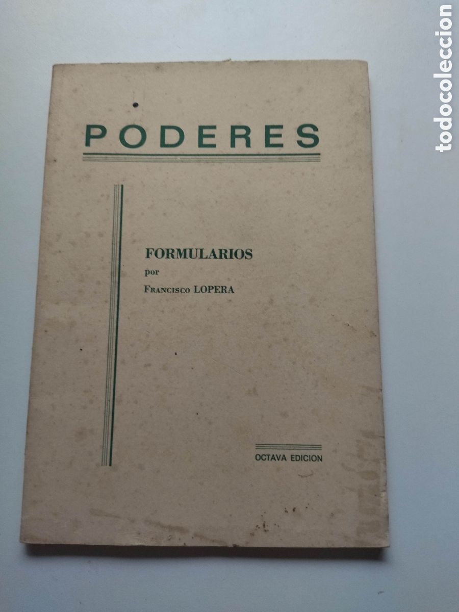 Libros de segunda mano: FORMULARIOS &middot; FRANCISCO LOPERA - Foto 7