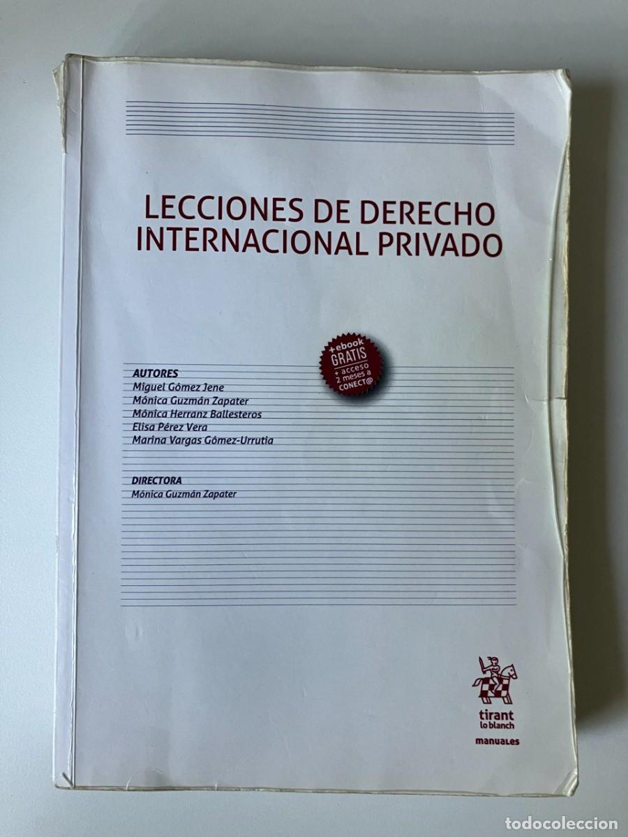 LECCIONES DE DERECHO INTERNACIONAL PRIVADO