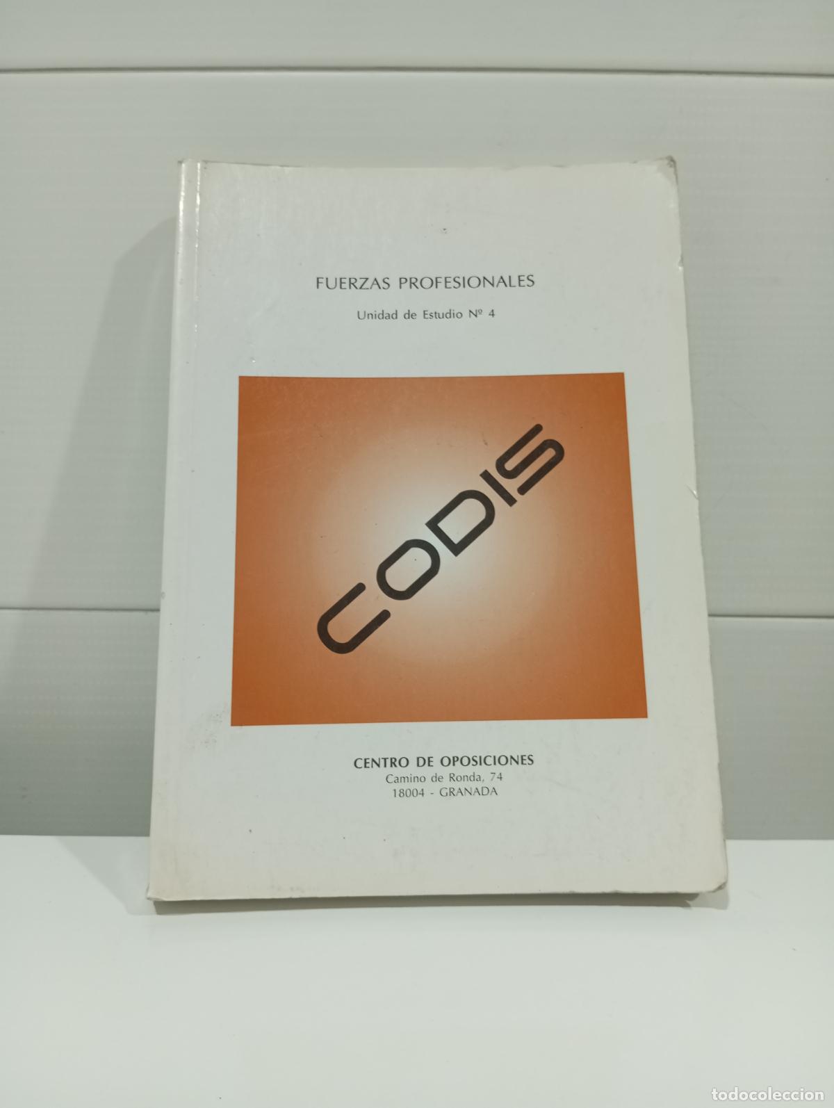 Libros de segunda mano: CODIS FUERZAS PROFESIONALES UNIDAD 4