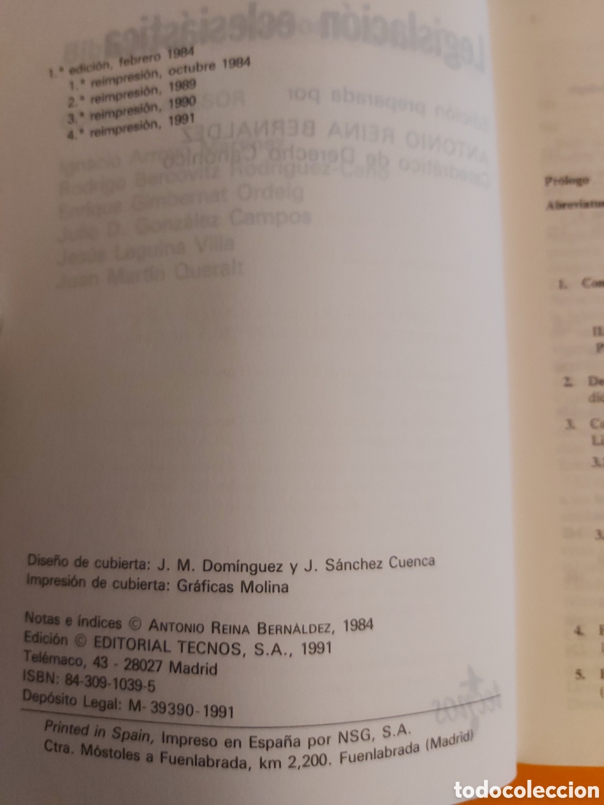 Libros de segunda mano: CODIGO CIVIL + LEGISLACION ECLESIASTICA TECNO 1990/91 - Foto 12